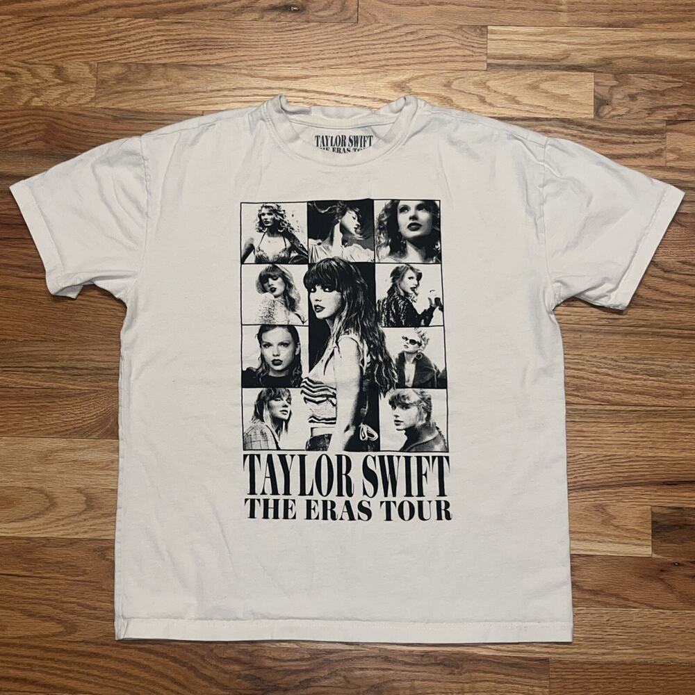 Taylor Swift Shirt Adult Small The Eras Tour Official Cream Beige
